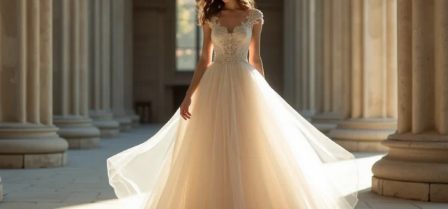 Le tissu de tulle pour robe de mariée : élégance et tradition pour le grand jour